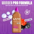 thumbnail image 6 of NYX Professional Makeup Make 'EM Wonder, 24H Soft Matte Foundation Makeup, HONEY 26, 6 of 14