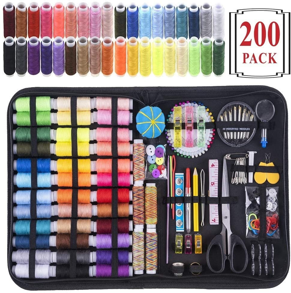 200 Pcs Premium Sewing Supplies, AntiScratch Durable 600D Oxford