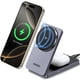 thumbnail image 1 of UGREEN Qi2 15W Cargador Inalámbrico MagFlow Certificado 2 en 1, Soporte Plegable MagSafe Carga Rápida, Compatible con iPhone 17/16/15/14/13, AirPods 4/3/2/Pro, con Cable de 1M, 1 of 12