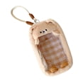 thumbnail image 2 of Bolsa organizadora para exhibir figuras pequeñas, a prueba de polvo y con cierre de cremallera para objetos de colección. Oso, 2 of 8