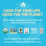 Eco Lips Organic Mongo Kiss Moisturizing Lip Balm, Vanilla Honey, 8-Count (0.15 oz. tubes)