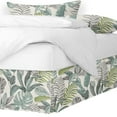 thumbnail image 1 of Palm Bay Seafoam Platform Bed Skirt Queen 15" Drop, 1 of 4