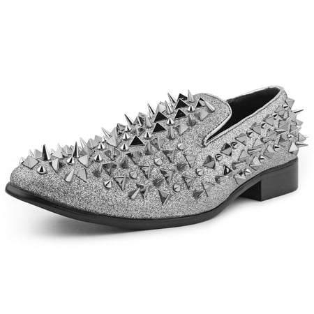 

Bolano Mens Spiked Mesa Slip-on Smoking Driving Loafer