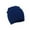 Navy, variant on Toddler Summer Hat 1 to 2Years Solid Color Double Layered Hat Candy Color Double Layered Pullover Hat Cotton Hat