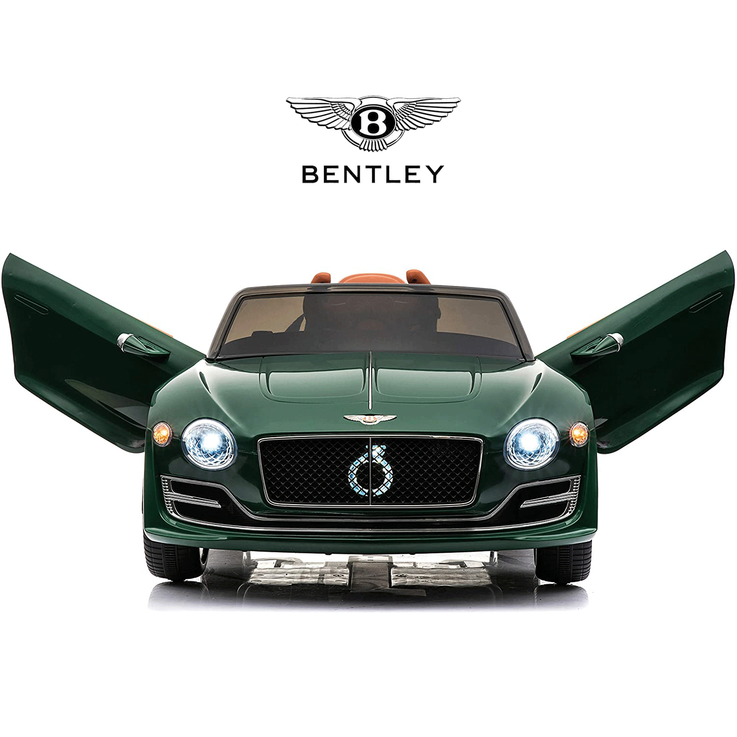 LISUEYNE Official Licensed Bentley Ride on Car,12V Electric Vehicles for Boys Girls,RC,Music,Pink