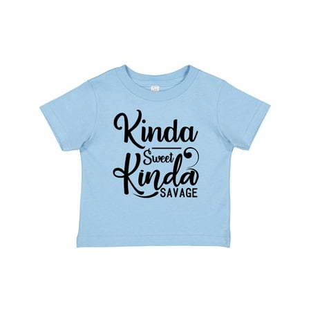 

Inktastic Kinda Sweet Kinda Savage Gift Baby Boy or Baby Girl T-Shirt