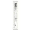 thumbnail image 2 of ArtToFrames 4" x 44" Majestic White Picture Frame, 4x44 inch Silver Wood Poster Frame (WOM-5198),  Pack, 2 of 7