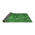 thumbnail image 2 of Ahgly Company Indoor Rectangle Abstract Emerald Green Contemporary Area Rugs, 4' x 6', 2 of 4