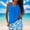 3Multicolor, variant on FDGIU Women's Tummy Control Tankini Set - Two Piece Modest Blouson Top & Shorts Summer Swimwear