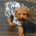 thumbnail image 2 of Flannel 4-Legged Jumpsuit Clothes Pet Autumn Winter Thick Warm Sweater Fashionable Puppy Costume for Small Medium Dogs, 2 of 7