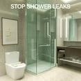thumbnail image 3 of Delamu 3 Pack 3/8" x 39" Glass Door Silicone Seal StripShower Door Bottom Seal Sweep-Suitable for Glass-Stop Shower Leaks Frameless Shower Door Seal Strip, 3 of 9