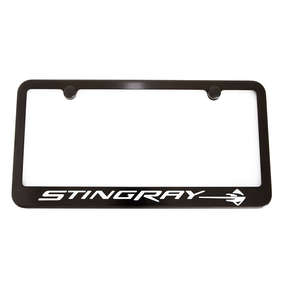 C7 Corvette Stingray Billet Aluminum License Plate Frame w/Stingray ...