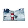 thumbnail image 4 of Lsque Circular Lighthouse Printed Long Tissue Box Cover Holder, Facial Paper Organizer Dispenser,Triangle with Bottom Belt, PVC Leather Decorative Organizer, 4 of 9