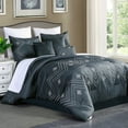 Hgmart Bedding Comforter Set Bed In A Bag 7 Piece Luxury Embroidery