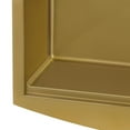 thumbnail image 5 of Ruvati 30in Matte Gold Workstation Apron-Front Brass Tone Stainless Steel Kitchen Sink, 5 of 11