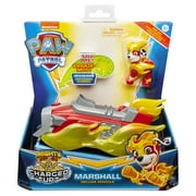 PAW Patrol, Mighty Pups Charged up Marshalls Deluxe Vehicle with Lights and Sounds