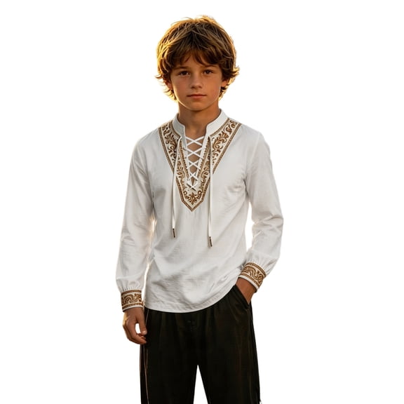 Bainana Long Sleeve T Shirts For Boys Graphic Print Soft Tops Big Kids Fall Tees