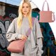 thumbnail image 1 of Women's Nylon Tote Bag Casual Crossbody Shoulder Bag Lightweight Multi-use Bag For Daily Work Travel, 1 of 6