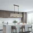thumbnail image 6 of Livex Lighting Arabesque 9 Light Linear Chandelier in English Bronze, 6 of 17