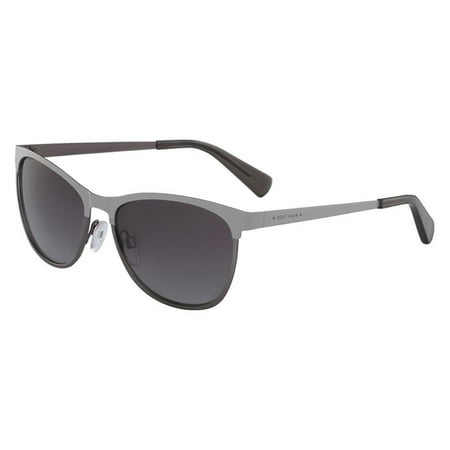 cole haan women's ch7018 metal oval sunglasses, sleet, 56 mm