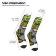 thumbnail image 2 of Rocae Fishing Gnome for Novelty Casual compression Socks For Women Men Contrast Color Stockings, 2 of 6