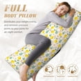 thumbnail image 5 of KLL Ultra Soft Microfiber Body Pillow Cover/Pillowcases 20"x54" with Hidden Zipper Closure-Flowers and Butterflies, 5 of 8