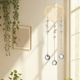 thumbnail image 6 of SLYNSHome Crystal Wind Chime Hanging Sun Catcher,Heart Shaped Wind Chime for Home Decor Housewarming Birthday Gift - Pink, 6 of 6