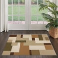 thumbnail image 3 of 1PC Geometric Pattern Area Rug Local Carpet, Lightweight Washable Easy-to-Manage Carpet Mat Festival Gift, Suitable for Living Room, Bedroom, Office, Dining Room, Balcony, Room Accessories, 3 of 10