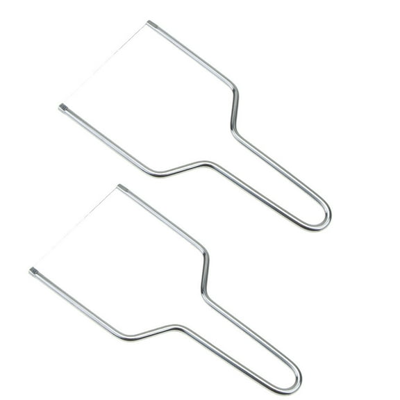 Yageerya 2 Pcs Stainless Steel Cheese Slicer Butter Cutting Board Multi-functional Wire Cutter Kitchen Tool