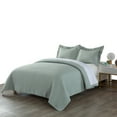 thumbnail image 4 of Lotus Home Stayclean Bacteria Reducing Diamondesque Water and Stain Resistant Microfiber Quilt, 4 of 5