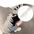 thumbnail image 1 of Disfraz de esqueleto de dinosaurio con vertebral para Halloween, eventos al libre, representaciones de disfraces. Blanco 80 cm, 1 of 10
