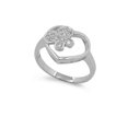 thumbnail image 1 of Butterfly Cubic Zirconia Ring Sterling Silver 925 Size 7, 1 of 2