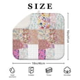 thumbnail image 4 of Pioneer Flower Floral Print Pattern Dish Drying Mat for Kitchen 1 Pack, Ultra Absorbent Microfiber Dishes Drainer Mats,16"x18", 4 of 6
