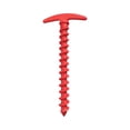 thumbnail image 2 of Heavy Duty Spiral Ground Anchors, 10-Inch Hard Plastic Tent Pegs with T-Handle, Screw-in Sand Stakes for Camping, Outdoor Canopies, Gardening, and Tying Down Tents, 2 of 7