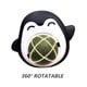 thumbnail image 4 of 3 bolas de hierba gatera con forma de pingüino, bolas de menta giratorias, 4 of 6