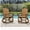 Teak, variant on FOOWIN Folding Rocking Adirondack Chair Set of 2, HDPE Plastic Rocking Chairs for Patio Porch Rocker Chair, Grey