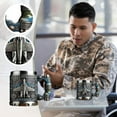 thumbnail image 4 of Military-Themed Stainless Steel Coffee Mug with 3D Army Design, 16oz Insulated Tankard for Hot and Cold Beverages, 4 of 4