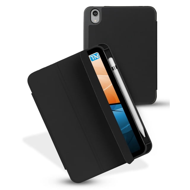 Funda Teknet Folder Silicon para iPad Mini 6 Porta pencil