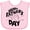 AD-Pink, variant on Inktastic Happy Father's Day Parent-Child Fist Bump Boys or Girls Baby Bib