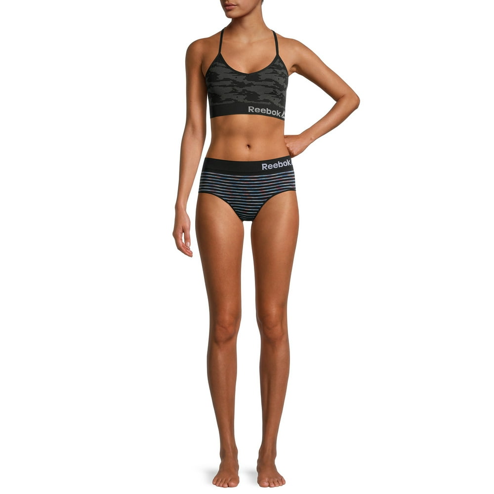 Reebok Reebok Women's Underwear Seamless Hipster Panties, 4Pack