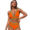 thumbnail image 2 of Traje de Baño Deportivo de Dos Piezas para Mujer, Color Naranja, Talla L, 2 of 9