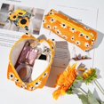 thumbnail image 3 of LAICAIW Makeup Bag Floral Cosmetic Bag Cute Makeup Pouch 1Pcs Large Capacity Makeup Bags and 1Pcs Makeup Brushes Storage Bag Travel Toiletry Bag Organizer, 3 of 7