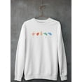 thumbnail image 3 of Love Languages Ii Sweatshirt Women -Emma Scarvey Designs, Female Large, 3 of 4
