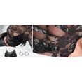 thumbnail image 7 of WIHOLL Womens Mesh Tops Lace Long Sleeve Shirts Crewneck Slim Fitted Outfits See Through Blouses Natural White Shirts, 7 of 7