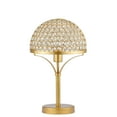 thumbnail image 3 of Gizella 9.5 in. 1-Light Indoor Matte Gold Finish Table Lamp with Light Kit, 3 of 5