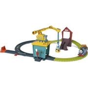 Thomas & Friends Fix 'em Up Friends Toy Train Set with Carly, Sandy and Motorized Thomas