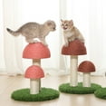 thumbnail image 2 of Mushroom Scratching Post Creative Funny Cat Scratch Tree Cat Scratcher, 2 of 10