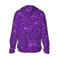 thumbnail image 2 of Picia Purple Glitter Women's Men's UPF 50+ Sun Protection Hoodie Shirt Long Sleeve SPF Fishing Outdoor UV Hiking Lightweight Shirts-Large, 2 of 9
