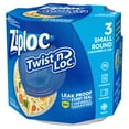Ziploc® Twist 'n Loc® Small Round Food Storage Containers with Lids