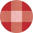 thumbnail image 1 of Ahgly Company Machine Washable Indoor Round Transitional Red Area Rugs, 4' Round, 1 of 7